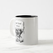 Mug personnalisé à deux tons (Devant gauche)