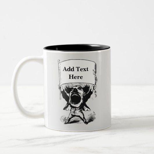 Mug personnalisé à deux tons (Gauche)