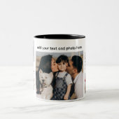 Mug personnalisé à deux tons de 11 oz (Centre)