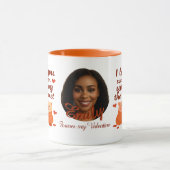 Mug personnalisé 'À jamais mon Valentin' (Centre)