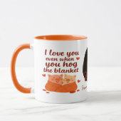 Mug personnalisé 'À jamais mon Valentin' (Gauche)