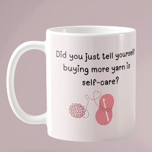 Mug personnalisé « Acheter du fil est un soin pers