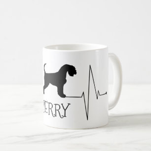 Mug Personnalisé Airedale Aimer Mon Coeur Chien Beat