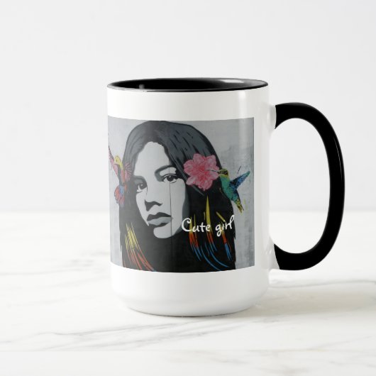 Mug Personnalisé ajouter du texte et de l'image créer  (Droite)
