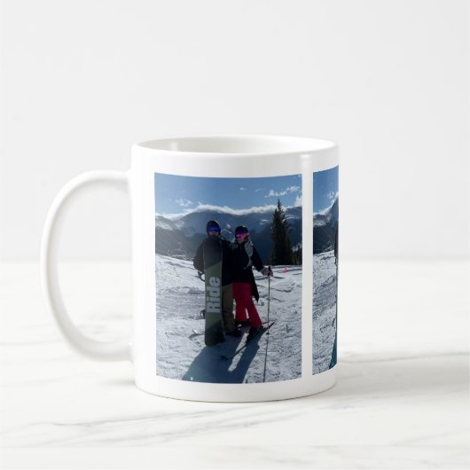 Mug Personnalisé Ajouter Trois Photos (Gauche)