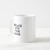 Mug personnalisé - Ajouter votre image (Devant gauche)
