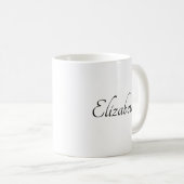 Mug Personnalisé Ajouter votre nom de script Modèle te (Devant droit)