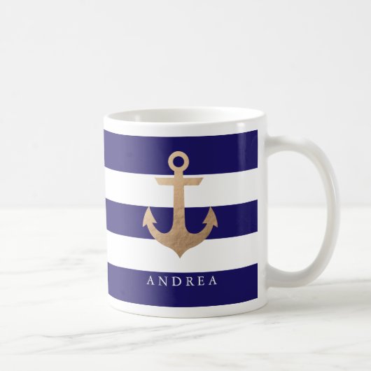 Mug Personnalisé | Ancre nautique (Droite)