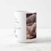 Mug Personnalisé Animaux de compagnie Photo Drôle Chat (Centre)