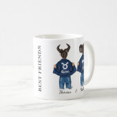 Mug Personnalisé Aries Taurus Girl Jean (Devant droit)