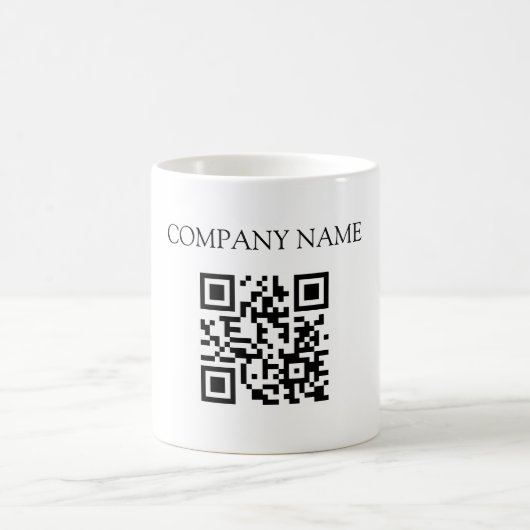 Mug personnalisé avec code QR, mug de code QR pour (Centre)