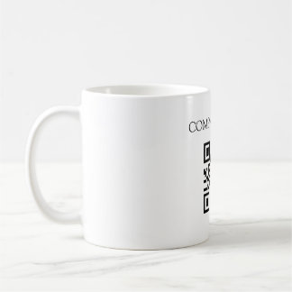 Mug personnalisé avec code QR, mug de code QR pour