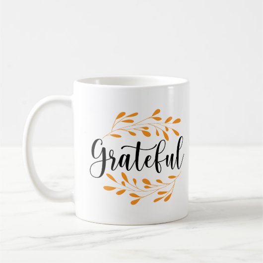 Mug Personnalisé avec gratitude (Gauche)