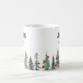 Mug Personnalisé avec le nom ce cadeau Noël Arbre de N (Centre)
