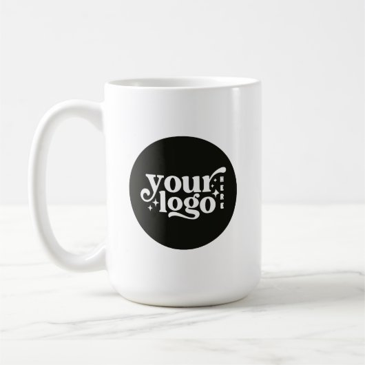 Mug personnalisé avec logo d'entreprise recto-vers (Gauche)