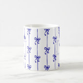Mug personnalisé avec nom et rayure en forme d'arc (Centre)