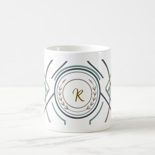 Mug personnalisé avec nom ou initiale – Cadeau Pre (Centre)