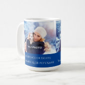 Mug personnalisé avec photo et texte ou supprimer (Devant gauche)
