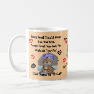 Mug Personnalisé avec un Chat Mignon pour les Amou