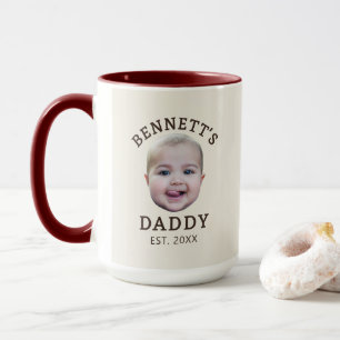 Mug personnalisé avec visage de papa en couleurs m