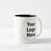 Mug Personnalisé Avec Votre Logo (Les Deux Côtés) (Devant droit)