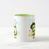 Mug Personnalisé Avocado Couple Names (Centre)