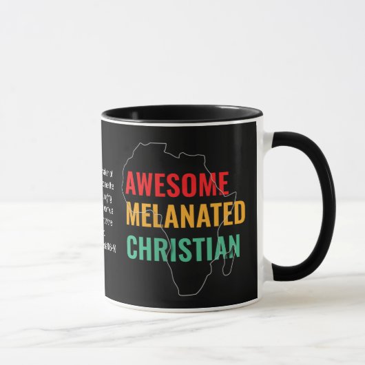 Mug Personnalisé Awesome Melané chrétien (Droite)
