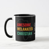 Mug Personnalisé Awesome Melané chrétien (Gauche)