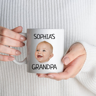 Mug Personnalisé Baby Face Baby Photo Grandpa grampy G