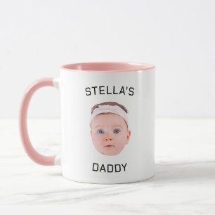 Mug Personnalisé Baby Face Photo Papa Cadeau