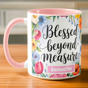 Mug Personnalisé Béni au-delà de la mesure Christian