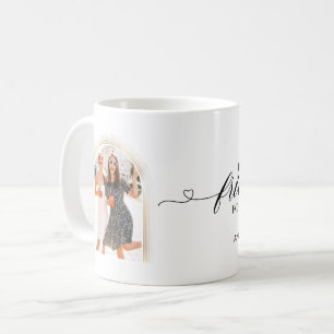 Mug Personnalisé BFF Script Heart Meilleurs Amis Pour