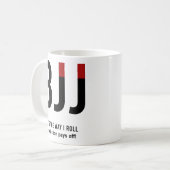 Mug Personnalisé BJJ Jiu Jitsu Black Belt Edition (Devant gauche)