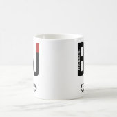 Mug Personnalisé BJJ Jiu Jitsu Black Belt Edition (Centre)