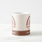 Mug Personnalisé Boho Arc-en-ciel OT ergothérapie (Centre)