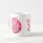 Mug Personnalisé "Boire un peu rire beaucoup" (Devant gauche)