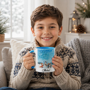 Mug personnalisé Bonjour l'hiver