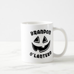 Mug Personnalisé Brandon O'lantern Halloween Citrouill