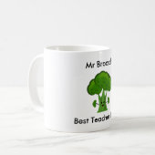 Mug Personnalisé, Brocoli, meilleur enseignant jamais (Devant gauche)