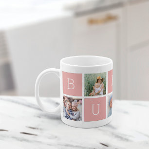 Mug Personnalisé Bubbe Grand-mère 5 Photo Collage