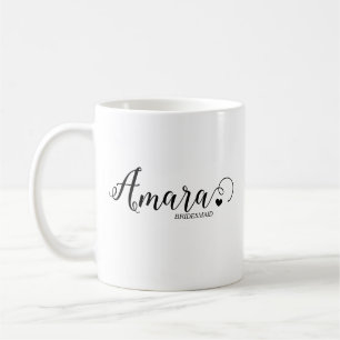 Mug personnalisé, Cadeau de demoiselle d'honneur