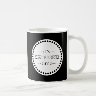 Mug Personnalisé C'est génial Temps Noir & Blanc