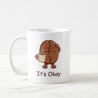 Mug Personnalisé C'est Okay Mignon Haricot de Café Per