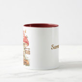 Mug Personnalisé, champignon rustique (Centre)