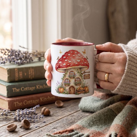 Mug Personnalisé, champignon rustique