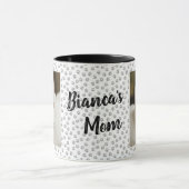 Mug Personnalisé Chat Maman Empreinte de patte Photo M (Centre)
