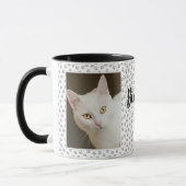 Mug Personnalisé Chat Maman Empreinte de patte Photo M (Gauche)