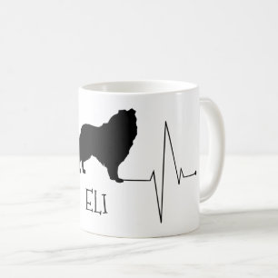 Mug Personnalisé Collie Aimer Mon Coeur Chien Beat