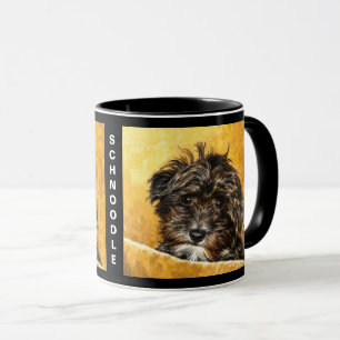 Mug personnalisé combo pour chien Schnoodle
