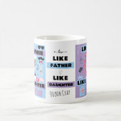 Mug Personnalisé "Comme Père Comme Fille, Oh merde" (Centre)